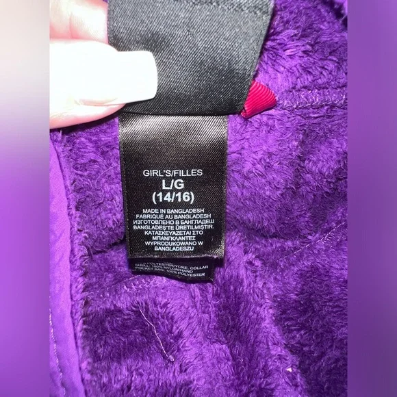 Purple North Face Osito Jacket - Picture 3 of 3